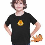 Fashion, accesorii si bijuterii - Copii - Imbracaminte copii - Tricouri copii - Tricou Copii Baieti Garfield Cap Pisoi Portocaliu, negru, marime S Copii - Infinity.ro