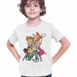 Fashion, accesorii si bijuterii - Copii - Imbracaminte copii - Tricouri copii - Tricou Copii Baieti Familia Jetson Desene Animate SF, alb, marime L Copii - Infinity.ro