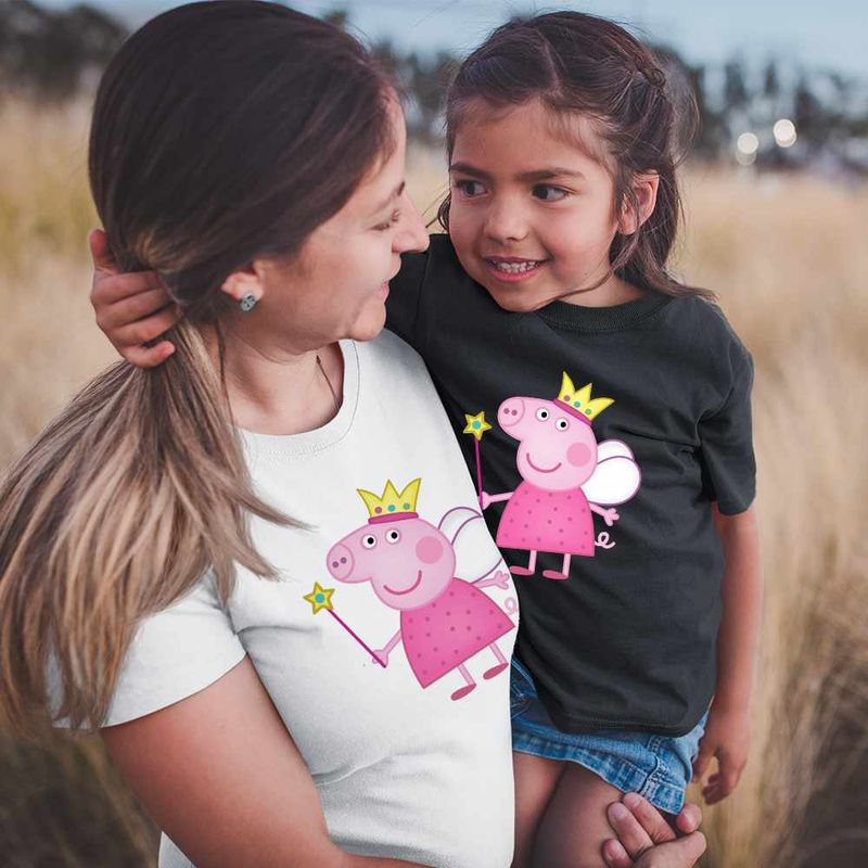 Fashion, accesorii si bijuterii - Copii - Imbracaminte copii - Tricouri copii - Tricou Copii Fete Purcelusa Peppa Pig Zana Maseluta CoolTrend, alb, marime L Copii - Infinity.ro