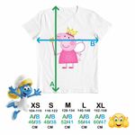 Fashion, accesorii si bijuterii - Copii - Imbracaminte copii - Tricouri copii - Tricou Copii Fete Purcelusa Peppa Pig Zana Maseluta CoolTrend, alb, marime L Copii - Infinity.ro