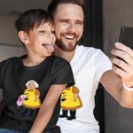Fashion, accesorii si bijuterii - Copii - Imbracaminte copii - Tricouri copii - Tricou Copii Baieti Curaj Cainele Fricos Bunica Beagle Catel, alb, marime M Copii - Infinity.ro