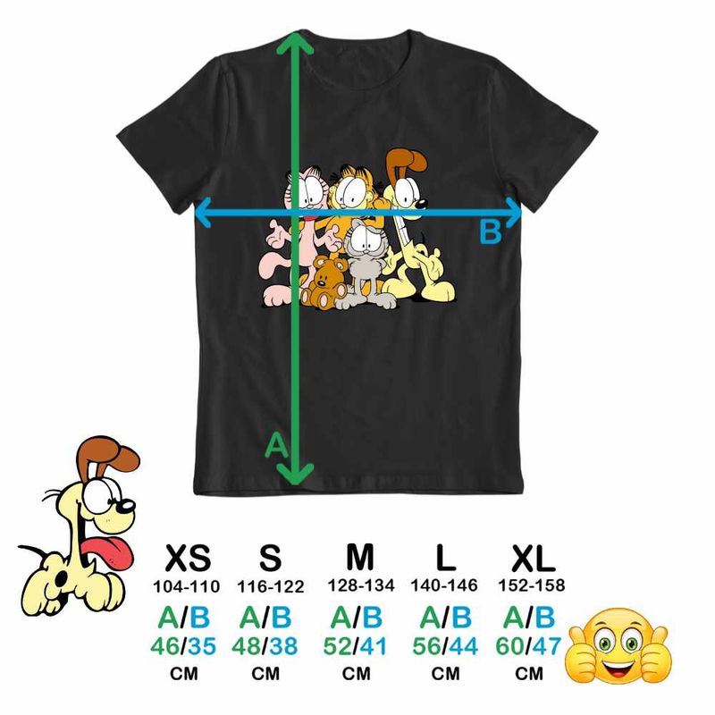Fashion, accesorii si bijuterii - Copii - Imbracaminte copii - Tricouri copii - Tricou Copii Baieti Garfield Toata Gasca Pisici, negru, marime L Copii - Infinity.ro
