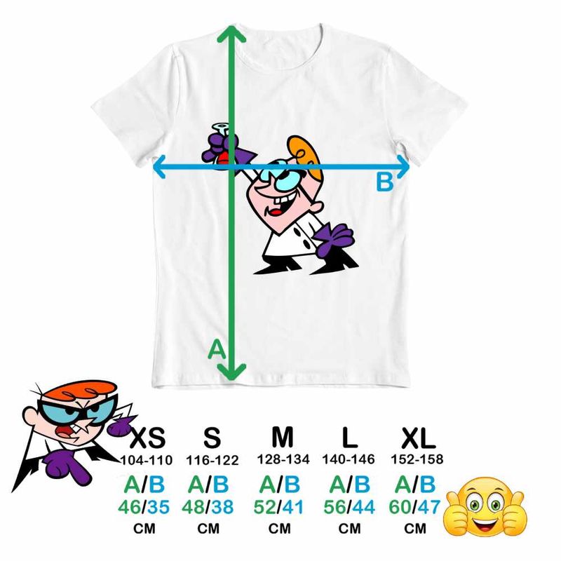 Fashion, accesorii si bijuterii - Copii - Imbracaminte copii - Tricouri copii - Tricou Copii Baieti Laborator Dexter Evrika Formula Chimie, alb, marime XS Copii - Infinity.ro
