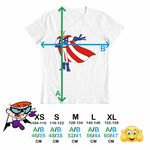 Fashion, accesorii si bijuterii - Copii - Imbracaminte copii - Tricouri copii - Tricou Copii Fete Dexters Laboratory Major Glory Super Erou, alb, marime L Copii - Infinity.ro