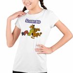 Fashion, accesorii si bijuterii - Copii - Imbracaminte copii - Tricouri copii - Tricou Copii Fete Scooby Doo Shaggy Friends, alb, marime S Copii - Infinity.ro
