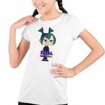 Fashion, accesorii si bijuterii - Copii - Imbracaminte copii - Tricouri copii - Tricou Copii Fete Gradinita Dramei Totale Gwen CoolTrend, alb, marime L Copii - Infinity.ro