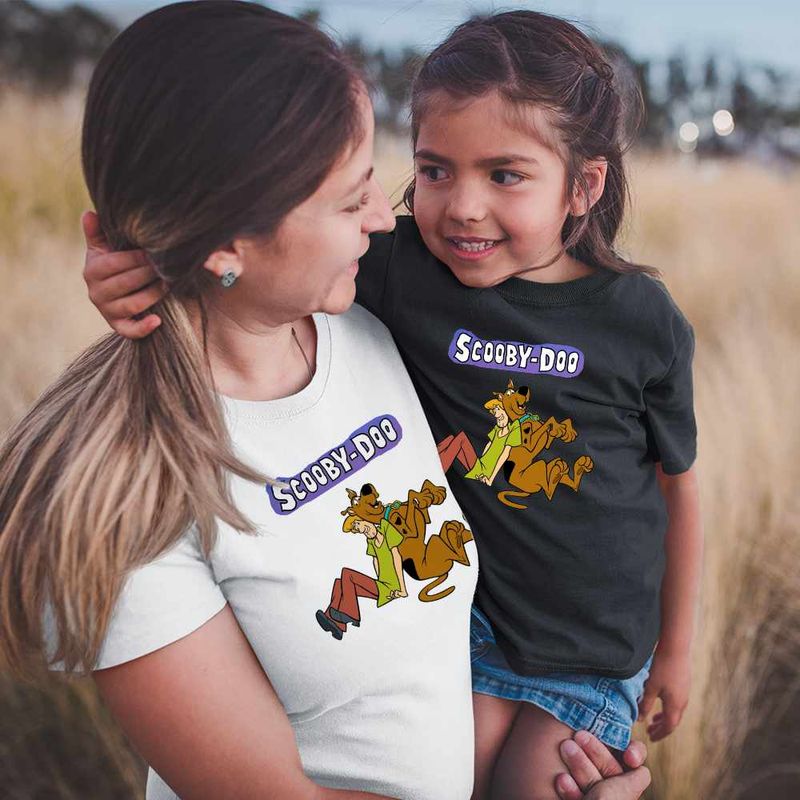 Fashion, accesorii si bijuterii - Copii - Imbracaminte copii - Tricouri copii - Tricou Copii Fete Scooby Doo Shaggy Friends, alb, marime S Copii - Infinity.ro