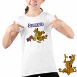 Fashion, accesorii si bijuterii - Copii - Imbracaminte copii - Tricouri copii - Tricou Copii Fete Scooby Doo Shaggy Friends, alb, marime S Copii - Infinity.ro