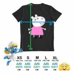 Fashion, accesorii si bijuterii - Copii - Imbracaminte copii - Tricouri copii - Tricou Copii Fete Oaia Suzy Purcelusa Peppa Pig CoolTrend, negru, marime M Copii - Infinity.ro
