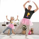 Fashion, accesorii si bijuterii - Copii - Imbracaminte copii - Tricouri copii - Tricou Copii Fete Girafa Gerald Purcelusa Peppa Pig CoolTrend, negru, marime XS Copii - Infinity.ro