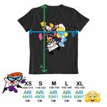 Fashion, accesorii si bijuterii - Copii - Imbracaminte copii - Tricouri copii - Tricou Copii Baieti Laborator Dexter Dee Dee Strumfita Strumfii, negru, marime M Copii - Infinity.ro
