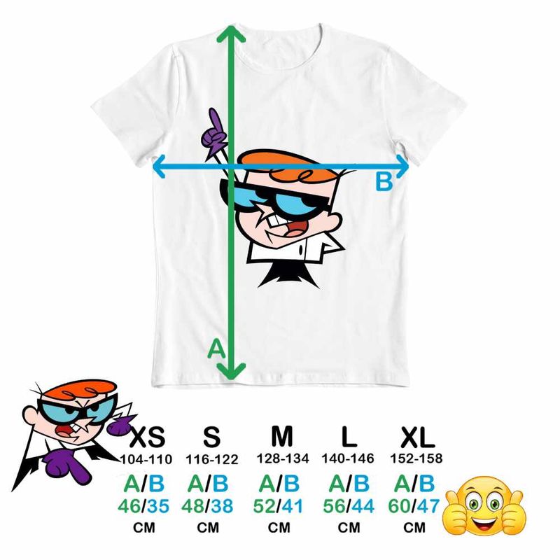 Fashion, accesorii si bijuterii - Copii - Imbracaminte copii - Tricouri copii - Tricou Copii Baieti Dexter Laboratory Cartoon Network, alb, marime S Copii - Infinity.ro