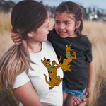 Fashion, accesorii si bijuterii - Copii - Imbracaminte copii - Tricouri copii - Tricou Copii Fete Scooby Doo Unde esti tu, alb, marime M Copii - Infinity.ro