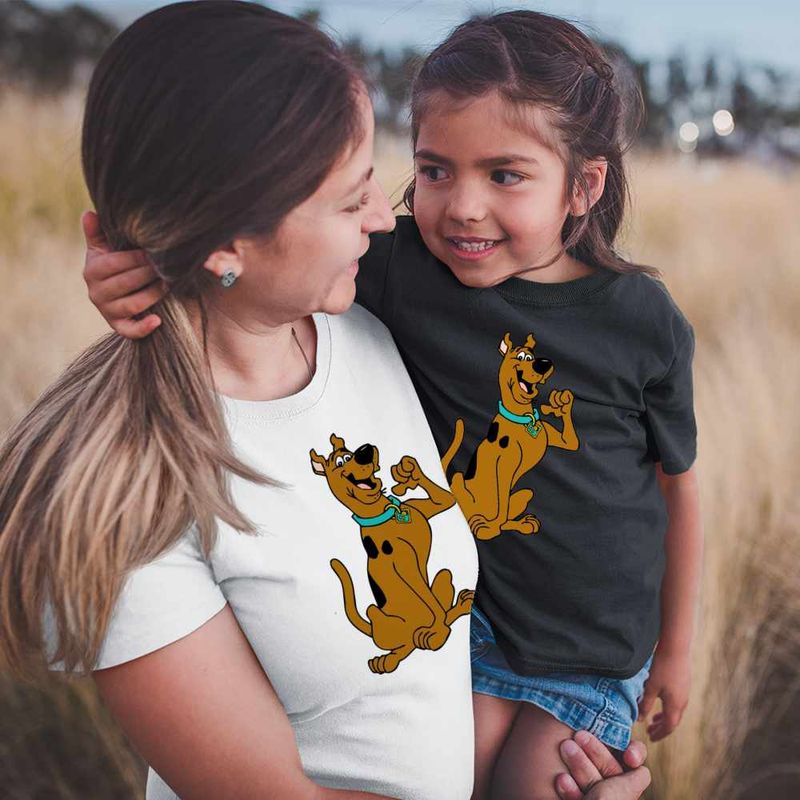 Fashion, accesorii si bijuterii - Copii - Imbracaminte copii - Tricouri copii - Tricou Copii Fete Scooby Doo Unde esti tu, alb, marime M Copii - Infinity.ro