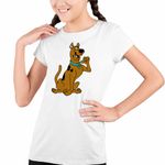 Fashion, accesorii si bijuterii - Copii - Imbracaminte copii - Tricouri copii - Tricou Copii Fete Scooby Doo Unde esti tu, alb, marime M Copii - Infinity.ro