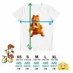 Fashion, accesorii si bijuterii - Copii - Imbracaminte copii - Tricouri copii - Tricou Copii Baieti Garfield Rege Coroana Pisicesti, alb, marime XS Copii - Infinity.ro