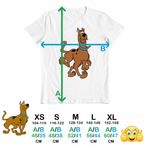 Fashion, accesorii si bijuterii - Copii - Imbracaminte copii - Tricouri copii - Tricou Copii Fete ScoobyDoo Jucaus Flamand, alb, marime S Copii - Infinity.ro