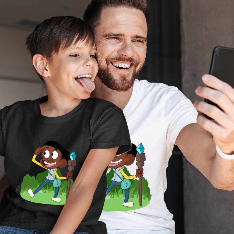 Fashion, accesorii si bijuterii - Copii - Imbracaminte copii - Tricouri copii - Tricou Copii Baieti Craig si Dumbrava CoolTrend, alb, marime M Copii - Infinity.ro