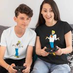 Fashion, accesorii si bijuterii - Copii - Imbracaminte copii - Tricouri copii - Tricou Copii Baieti Scooby Doo Fred Jones, negru, marime XL Copii - Infinity.ro