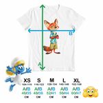 Fashion, accesorii si bijuterii - Copii - Imbracaminte copii - Tricouri copii - Tricou Copii Fete Zootopia Nick Wilde CoolTrend, alb, marime S Copii - Infinity.ro