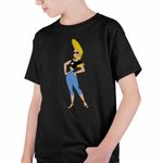 Fashion, accesorii si bijuterii - Copii - Imbracaminte copii - Tricouri copii - Tricou Copii Baieti Jenny Brava Johnny Bravo, negru, marime M Copii - Infinity.ro