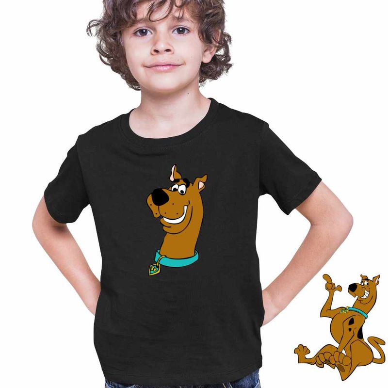 Fashion, accesorii si bijuterii - Copii - Imbracaminte copii - Tricouri copii - Tricou Copii Baieti Scooby Doo Mister Rezolvat Bust, negru, marime S Copii - Infinity.ro