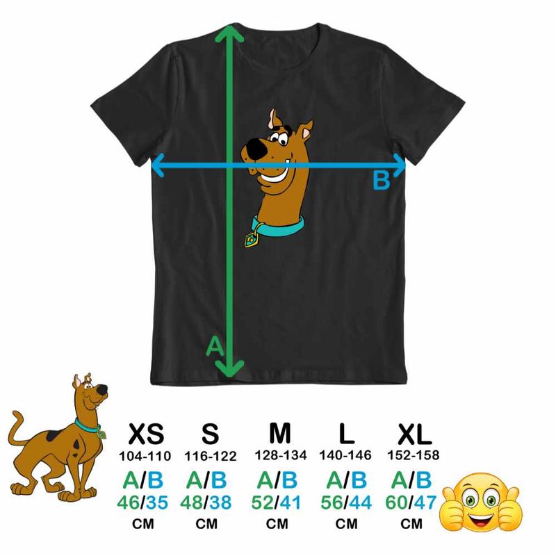 Fashion, accesorii si bijuterii - Copii - Imbracaminte copii - Tricouri copii - Tricou Copii Baieti Scooby Doo Mister Rezolvat Bust, negru, marime S Copii - Infinity.ro