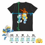 Fashion, accesorii si bijuterii - Copii - Imbracaminte copii - Tricouri copii - Tricou Copii Fete Strumfii Grizzy Lemingii Strumfita CoolTrend, negru, marime M Copii - Infinity.ro