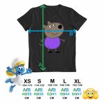 Fashion, accesorii si bijuterii - Copii - Imbracaminte copii - Tricouri copii - Tricou Copii Fete Catelul Danny Purcelusa Peppa Pig CoolTrend, negru, marime M Copii - Infinity.ro