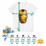 Fashion, accesorii si bijuterii - Copii - Imbracaminte copii - Tricouri copii - Tricou Copii Fete Iron Man Casca CoolTrend, alb, marime L Copii - Infinity.ro