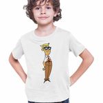 Fashion, accesorii si bijuterii - Copii - Imbracaminte copii - Tricouri copii - Tricou Copii Baieti Dexters Laboratory Tata, alb, marime XL Copii - Infinity.ro