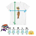 Fashion, accesorii si bijuterii - Copii - Imbracaminte copii - Tricouri copii - Tricou Copii Baieti Dexters Laboratory Tata, alb, marime XL Copii - Infinity.ro