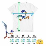 Fashion, accesorii si bijuterii - Copii - Imbracaminte copii - Tricouri copii - Tricou Copii Baieti Cioiotul Strutul Beep Beep, alb, marime S Copii - Infinity.ro