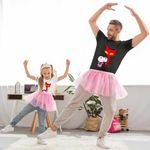 Fashion, accesorii si bijuterii - Copii - Imbracaminte copii - Tricouri copii - Tricou Copii Fete Catel Speriat Curaj Pisica Rosie Malefica, negru, marime M Copii - Infinity.ro