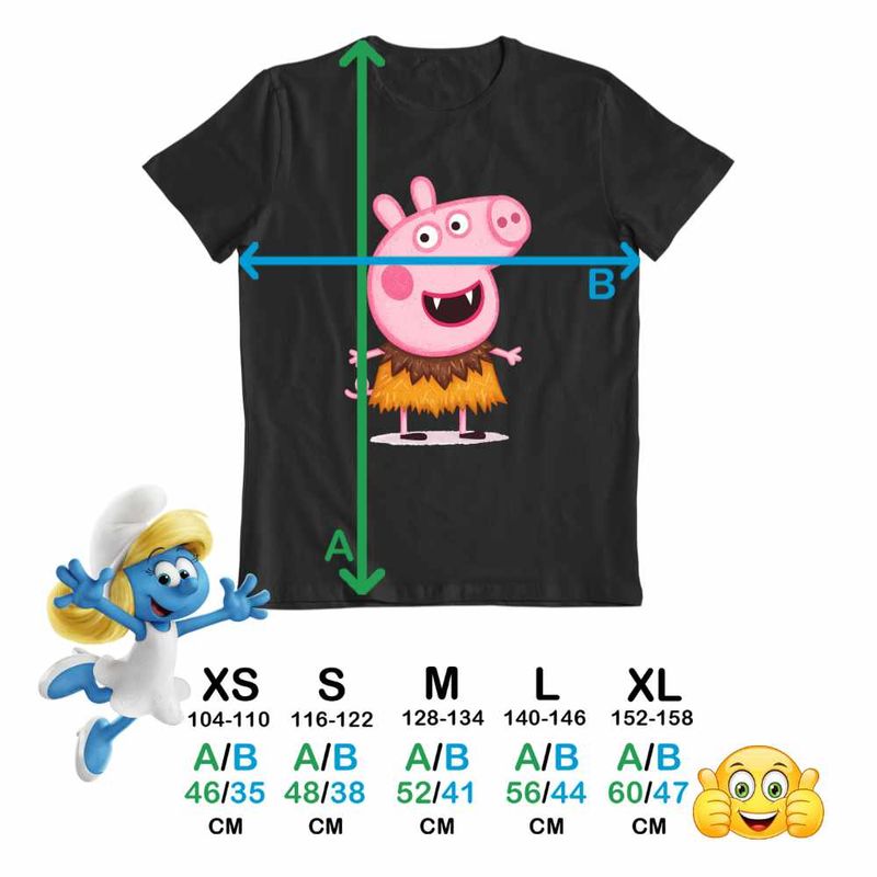 Fashion, accesorii si bijuterii - Copii - Imbracaminte copii - Tricouri copii - Tricou Copii Baieti Peppa Pig Vampir CoolTrend, negru, marime XS Copii - Infinity.ro
