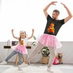 Fashion, accesorii si bijuterii - Copii - Imbracaminte copii - Tricouri copii - Tricou Copii Fete Garfield Rege Coroana Pisicesti, negru, marime XL Copii - Infinity.ro