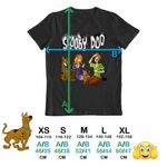 Fashion, accesorii si bijuterii - Copii - Imbracaminte copii - Tricouri copii - Tricou Copii Fete Scooby Doo Glume Scrappy Daphne Shaggy, negru, marime XS Copii - Infinity.ro