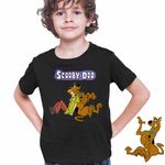 Fashion, accesorii si bijuterii - Copii - Imbracaminte copii - Tricouri copii - Tricou Copii Baieti Scooby Doo Shaggy Friends, negru, marime S Copii - Infinity.ro