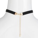Fashion, accesorii si bijuterii - Femei - Bijuterii femei - Coliere femei - Colier Choker Negru Elegant cu Detalii de Perle - Infinity.ro