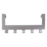 Casa si Gradina - Mobilier - Organizare si depozitare - Cuiere - Cuier din Otel Inoxidabil cu 5 Carlige pentru Usa, 30x7,5x14,5cm - Infinity.ro