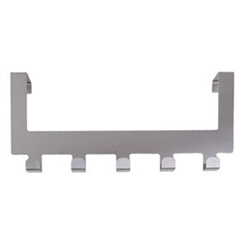 Casa si Gradina - Mobilier - Organizare si depozitare - Cuiere - Cuier din Otel Inoxidabil cu 5 Carlige pentru Usa, 30x7,5x14,5cm - Infinity.ro
