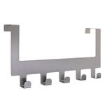 Casa si Gradina - Mobilier - Organizare si depozitare - Cuiere - Cuier din Otel Inoxidabil cu 5 Carlige pentru Usa, 30x7,5x14,5cm - Infinity.ro