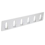 Casa si Gradina - Mobilier - Organizare si depozitare - Cuiere - Cuier metalic de perete, 6 cârlige, alb, 30x5 cm - Infinity.ro