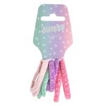 Fashion, accesorii si bijuterii - Copii - Accesorii copii - Accesorii pentru par copii - Elastice de par frotte cu imprimeu inimi pentru copii, 8 bucati, multicolore - Infinity.ro