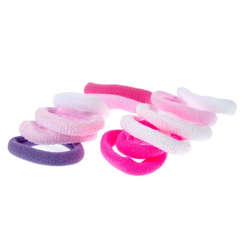 Fashion, accesorii si bijuterii - Copii - Accesorii copii - Accesorii pentru par copii - Elastice de par frotte mini pentru copii, set 12 bucati, multicolore - Infinity.ro