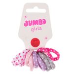 Fashion, accesorii si bijuterii - Femei - Accesorii femei - Accesorii pentru par femei - Elastice de par cu buline, Set 10 buc, Culori pastel - Infinity.ro