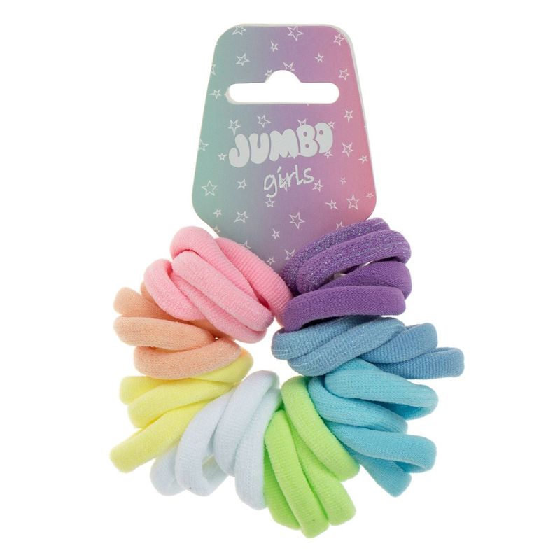 Fashion, accesorii si bijuterii - Femei - Accesorii femei - Accesorii pentru par femei - Elastice de par din frotte cu lurex, Set 36 buc, Multicolor - Infinity.ro