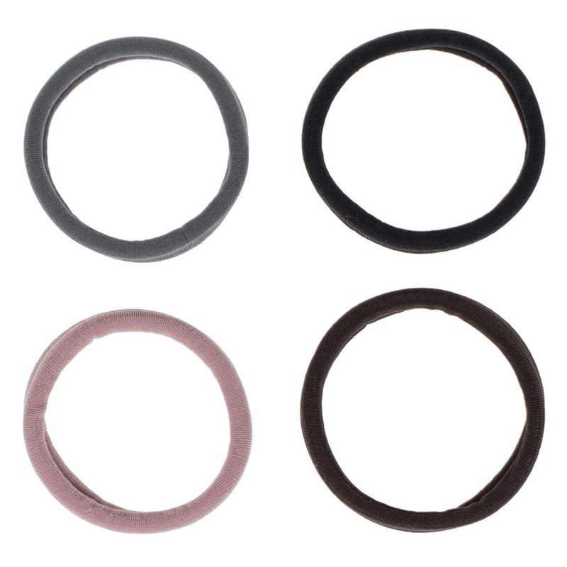 Fashion, accesorii si bijuterii - Femei - Accesorii femei - Accesorii pentru par femei - Elastice de par frotte, Set 4 buc, XL, Culori asortate - Infinity.ro