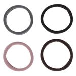 Fashion, accesorii si bijuterii - Femei - Accesorii femei - Accesorii pentru par femei - Elastice de par frotte, Set 4 buc, XL, Culori asortate - Infinity.ro