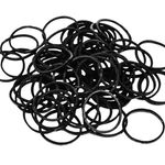 Fashion, accesorii si bijuterii - Femei - Accesorii femei - Accesorii pentru par femei - Elastice de par negre, 500 bucati - Infinity.ro